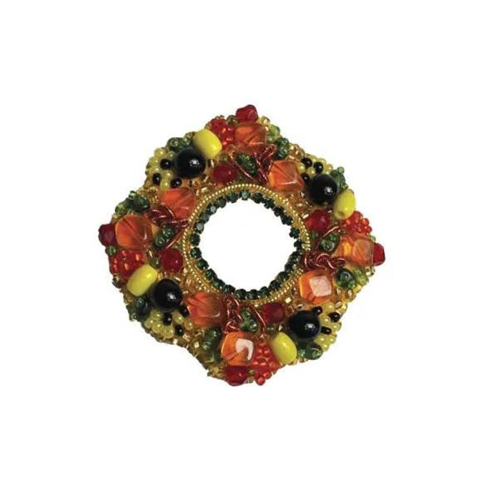 Crystal Art Brooches Autumn Flower Kit